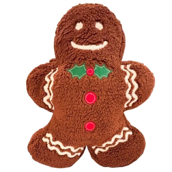 🆕- Gingerbread Man Christmas Plush Pillow - Picture 1 of 4